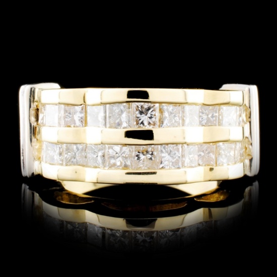 14K Gold 0.98ctw Diamond Ring