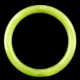 Chinese Fine Nephrite Jade Green Bangle