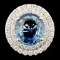 18K Gold 6.74ct Sapphire & 1.31ctw Diamond Ring