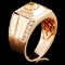 14K Gold 1.45ctw Fancy Color Diamond Ring