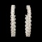 14K Gold 0.62ctw Diamond Earrings