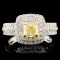 18K Gold 1.30ctw Fancy Diamond Ring