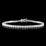 14K Gold 3.02ctw Diamond Bracelet