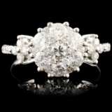 18K Gold 1.24ctw Diamond Ring