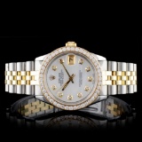 Rolex YG/SS DateJust Diamond Mid-Size 31MM Watch