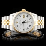 Rolex DateJust 18K & Stainless Steel Watch