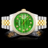 Rolex DateJust YG/SS Diamond 36mm Watch