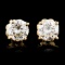 14K Gold 0.48ctw Diamond Earrings