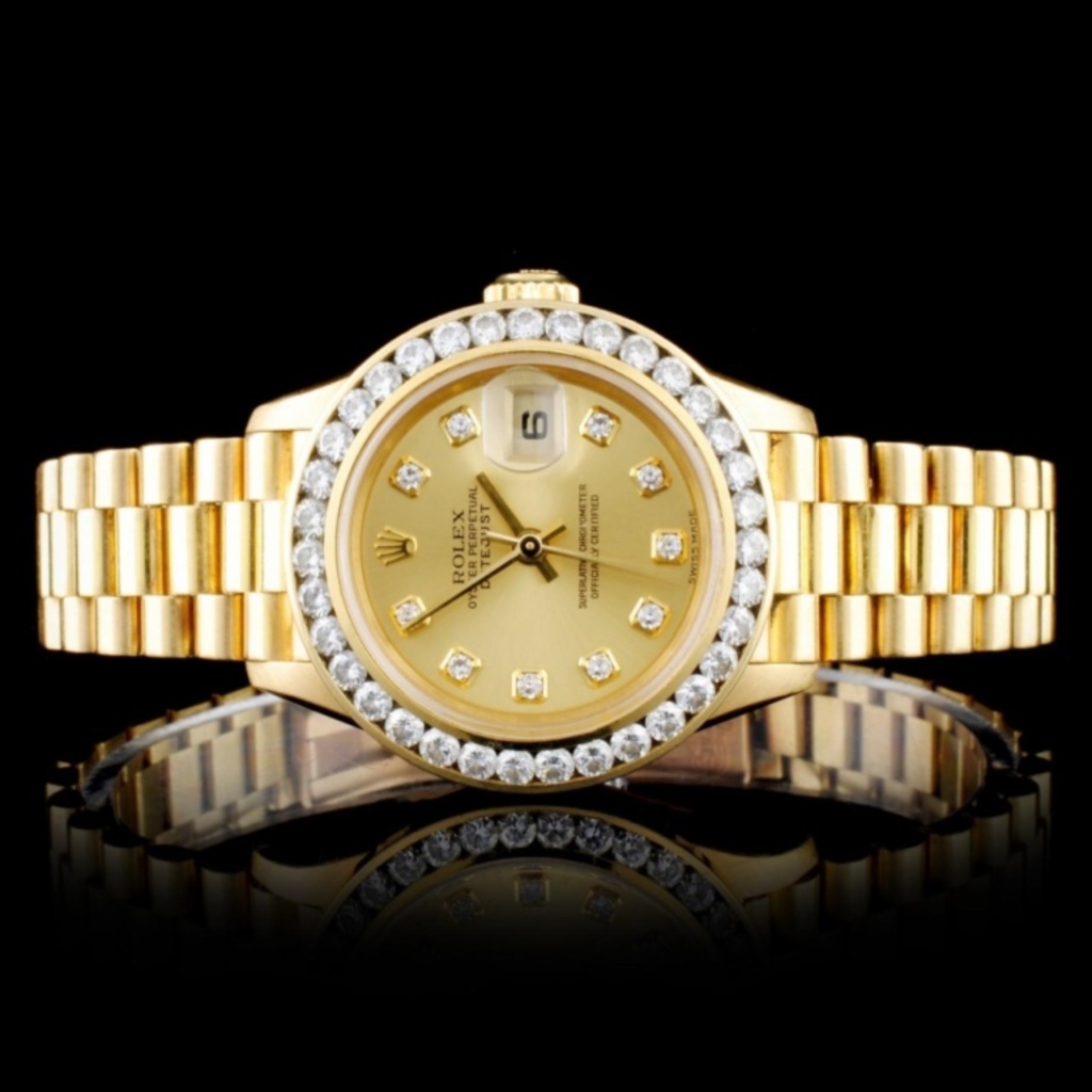 Rolex Presidential Diamond Ladies Watch | Jewelry, Gemstones & Watches  Watches Women's Watches | Online Auctions | Proxibid