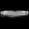 18K White Gold 1.18ctw Diamond Bangle