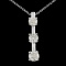 14K Gold 1.00ctw Diamond Pendant