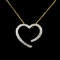 14K Gold 0.18ctw Diamond Pendant