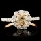 18K Gold 1.12ctw Diamond Ring