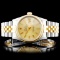 Rolex YG/SS DateJust 36mm Champagne Wristwatch