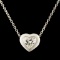 0.50ctw Diamond Platinum Pendant