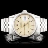 Rolex SS Oyster DateJust Wristwatch