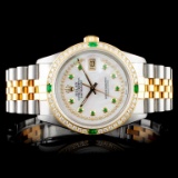 Rolex DateJust 18K/SS Diamond Wristwatch