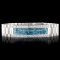 18K Gold 7.27ctw Men's Diamond Bracelet