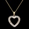 14K Gold 0.58ctw Diamond Pendant