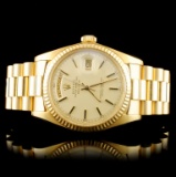 Rolex Day-Date 18K YG 36MM Wristwatch