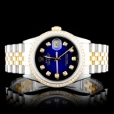 Rolex DateJust YG/SS Diamond 36mm Wristwatc