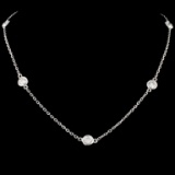 14K Gold 1.40ctw Diamond Necklace