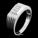 14K Gold 0.11ctw Diamond Ring