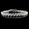 14K White Gold 1.00ctw Diamond Bracelet