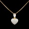 14K Gold 0.51ctw Diamond Pendant