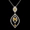 18K Gold 1.27ctw Diamond Pendant