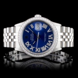 Rolex SS DateJust Diamond 36mm Wristwatch