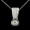 Platinum 1.64ctw Diamond Pendant