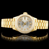 Rolex DateJust 18K YG Diamond 26MM Watch