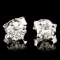 14K Gold 0.58ctw Diamond Earrings