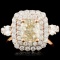 18K Gold 2.11ctw Diamond Ring