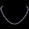 14k Gold 30.00ct Tanzanite & 1.00ct Diam Necklace