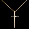 14K Gold 0.12ctw Diamond Pendant