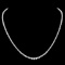 18k White Gold 8.50ct Diamond Necklace
