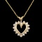 14K Gold 0.48ctw Diamond Pendant