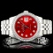 Rolex SS 36MM DateJust Diamond Wristwatch