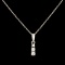 14K Gold 0.22ctw Diamond Pendant