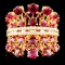 18K Gold 4.67ctw Ruby & 0.45ctw Diamond Ring