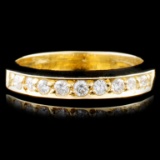 14K Gold 0.38ctw Diamond Ring