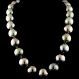 14K Gold 14-16MM Tahitian South Sea Pearl Necklace