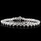 14K White Gold 0.50ctw Diamond Bracelet