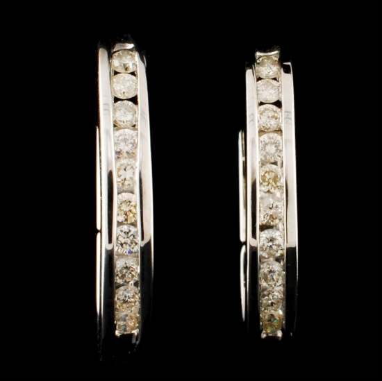 14K Gold 0.41ctw Diamond Earrings