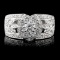 18K White Gold 1.04ctw Diamond Ring