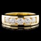 14K Gold 1.00ctw Diamond Ring