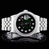 Rolex SS DateJust Diamond 36MM Wristwatch