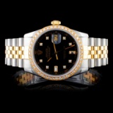 Rolex DateJust YG/SS 1.50ct Diamond 36mm Watch